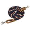 Weaver Leather Poly Roper Rein, Navy/Tan/Burgundy, 5/8 x 8' view 1