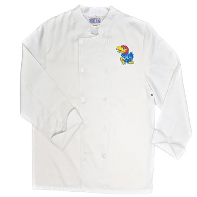 NCAA Kansas Jayhawks Classic Chef Coat, Medium
