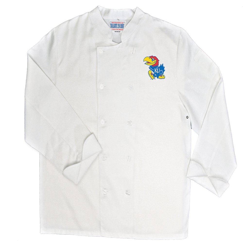 NCAA Kansas Jayhawks Classic Chef Coat, Medium