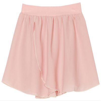 SANSHA Girls Wrap Athletic Skirts, Light Pink, Medium 8-10 E US