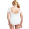 Sansha Women's Sierra Short Sleeve Leotard, White, X-Small (2) view 2