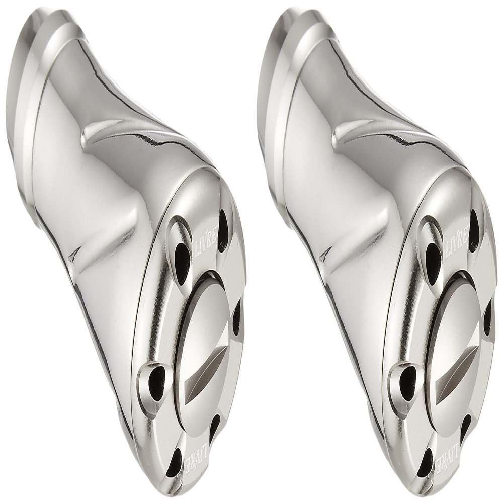 Livre Reel Knob Single (Forte) 2 Pieces (Silver + Titanium C)