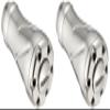 Livre Reel Knob Single (Forte) 2 Pieces (Silver + Titanium C) view 1
