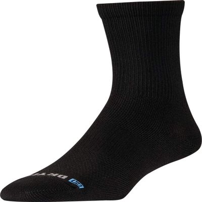 Drymax Cycle Crew Socks (Black, Large)