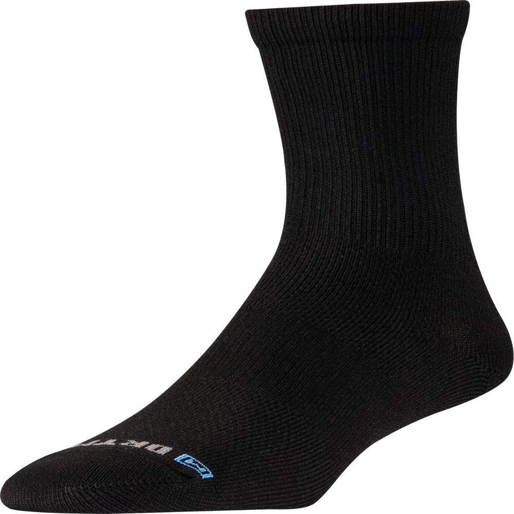 Drymax Cycle Crew Socks (Black, Large)