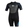 Rip Curl Dawn Patrol Short Sleeve Spring Suit (Black/Blue/White, X-Small) view 1