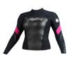 Rip Curl Women's Dawn Patrol Long Sleeve Jacket (Black/Pink , 4) view 1