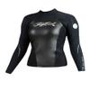 Rip Curl Women's Dawn Patrol Long Sleeve Jacket (Black/White, 12) view 1