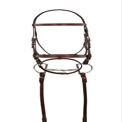 Harmohn Kraft HK Americana Event Bridle w Flash and Reins Cob