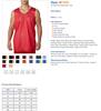 A4 Mens Reversible Mesh Tank Top | Cooling Dry Wick Shirt | High-Performance Moisture-Wicking Sleeveless Tee | Multisport Active Wear | Gym, Workout, Sports, & Running Top | Maroon White view 2