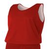 A4 Mens Reversible Mesh Tank Top | Cooling Dry Wick Shirt | High-Performance Moisture-Wicking Sleeveless Tee | Multisport Active Wear | Gym, Workout, Sports, & Running Top | Scarlet/White view 1