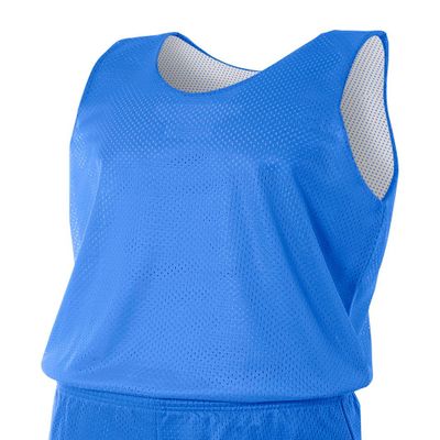 A4 Mens Reversible Mesh Tank Top | Cooling Dry Wick Shirt | High-Performance Moisture-Wicking Sleeveless Tee | Multisport Active Wear | Gym, Workout, Sports, & Running Top | Royal/White