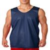 A4 Mens Reversible Mesh Tank Top, Navy/White, X-Large view 2