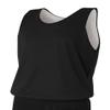 A4 Mens Reversible Mesh Tank Top, Black/White, Small view 1