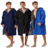 Adoretex Unisex Faux Fur Fleece Lined Water-Resistant Swim Parka Change Robe  Ultra-Warm, Lightweight, Soft, and Cozy Sport Outerwear for Kids and Adults (PK003) - Maroon - Youth - X-Large view 1