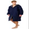 Adoretex Unisex Adults & Youth Faux Fur Lining Swim Parka (PK003) - Navy - Youth - Medium view 2