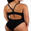 Adoretex Womens Guard One-Piece Swimsuit with Thin Straps, Specially Designed Swimsuit for Female Swimming Guard (FGN02) - Black - 30 view 3