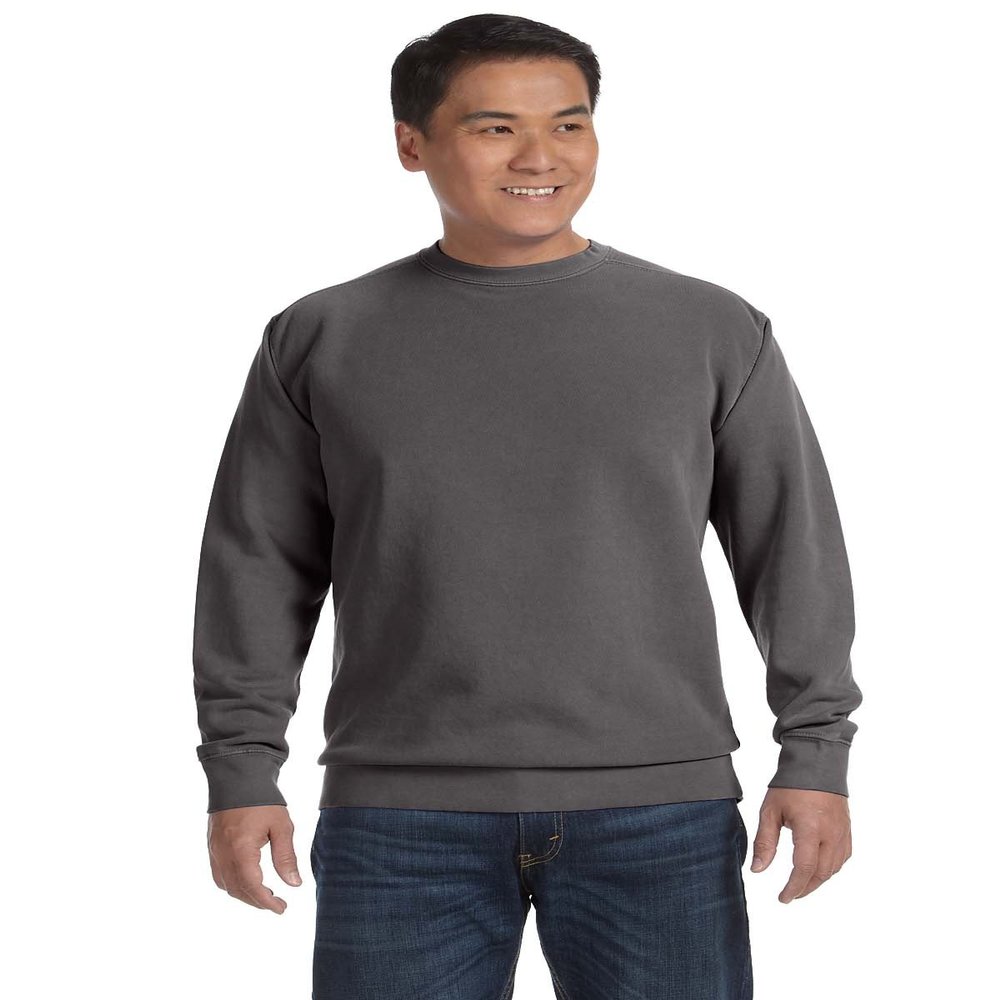 Comfort Colors 1566 Garment-Dyed Fleece Crew - Pepper - XL