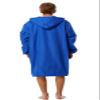 Adoretex Unisex Faux Fur Waterproof Swim Parka Change Robe  Ultra-Warm, Lightweight Sport Outerwear for Kids and Adults (PK003) - Royal - AM view 3