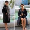Adoretex Unisex Faux Fur Waterproof Swim Parka Change Robe  Ultra-Warm, Lightweight Sport Outerwear for Kids and Adults (PK003) - Royal - AM view 4