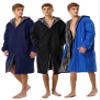 Adoretex Unisex Faux Fur Waterproof Swim Parka Change Robe  Ultra-Warm, Lightweight Sport Outerwear for Kids and Adults (PK003) - Royal - AL view 1