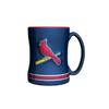 MLB St. Louis Cardinals Sculpted Relief Mug, 14-ounce view 1