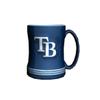 MLB Tampa Bay Rays Sculpted Relief Mug, 14-ounce view 1