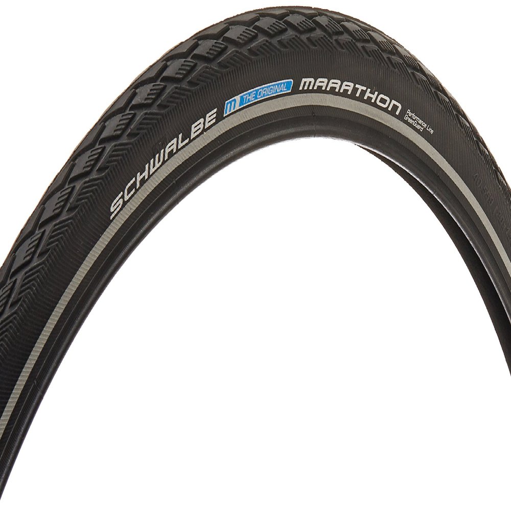 Schwalbe Marathon HS 420 GreenGuard Mountain Bicycle Tire - Wire Bead (26 x 1.50)