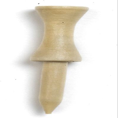 2 3/4" Inch Step Down Golf Tees | Made from Natural Hard Wood | Strong, Light Weight & Biodegradable Material | Pack of 1000 Natural