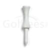2 1/8" Inch Step Down Golf Tees | Made from Natural Hard Wood | Strong, Light Weight & Biodegradable Material | Pack of 1000 White view 1