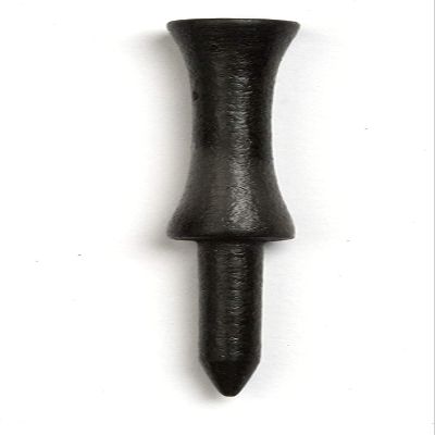 3 1/4" Inch Step Down Golf Tees | Made from Natural Hard Wood | Strong, Light Weight & Biodegradable Material | Pack of 1000 - Black