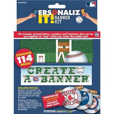 Amscan MLB Create Your Own Banner Kit