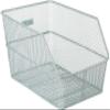 Basil Unisex Adult Cento Rear Bike Basket - Silver, N/A view 1
