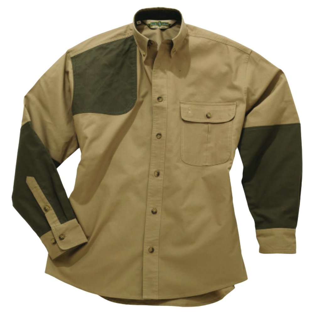Boyt Harness unisex adult Shooting Vest HU127 STD HNT SHRT TN GRN L , Tan/Green, Large US
