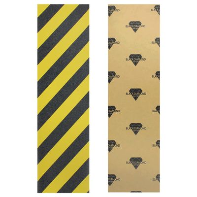 Black Diamond Sheet of Skateboard Grip Tape 9" x 33" (Black/Yellow)