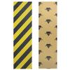 Black Diamond Sheet of Skateboard Grip Tape 9" x 33" (Black/Yellow) view 1