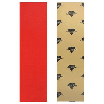 Black Diamond Sheet of Skateboard Grip Tape 9" x 33" (Red)