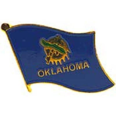 Oklahoma Flag Pin 1"