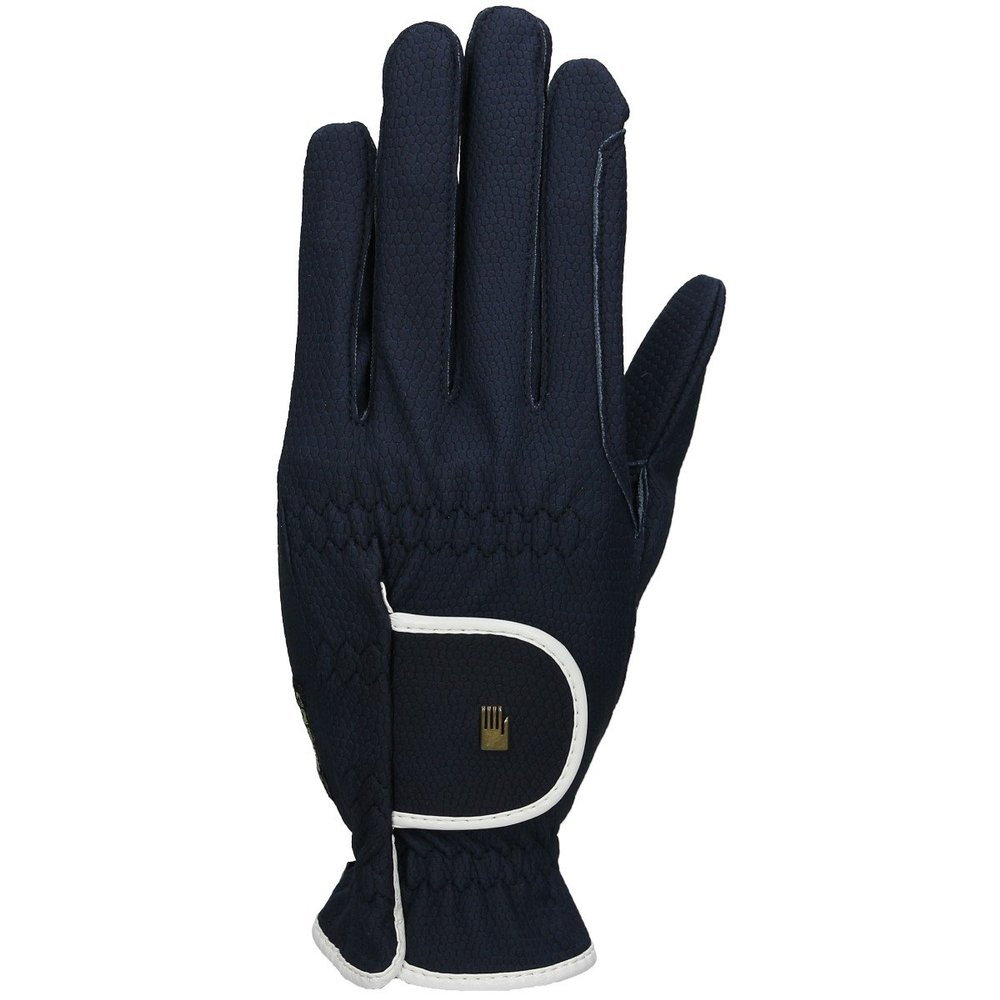 Roeckl Lona Ladies Gloves 8.5 Navy/White