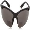 Crossfire 12120 Talon Bi-Focal Reader Safety Glasses 2.0 Diopter Smoke Lens - Matte Black Frame view 2