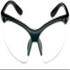 Crossfire 12415 Talon Bi-Focal Reader Safety Glasses 1.5 Diopter Clear Lens - Matte Black Frame view 2