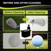 Club Clean - Original Ball and Club Cleaner/Washer with Universal Bracket for Golf Cars - Home Use - Single Chamber - Green view 2