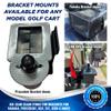 Club Clean - Original Ball and Club Cleaner/Washer with Universal Bracket for Golf Cars - Home Use - Single Chamber, Carbon Fiber view 3