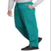 Cherokee Men's Big and Tall Originals Cargo Scrubs Pant, Teal Blue, XX-Large view 2