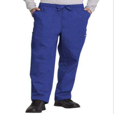 Cherokee Men's Big and Tall Originals Cargo Scrubs Pant, Galaxy Blue, XXXXX-Large