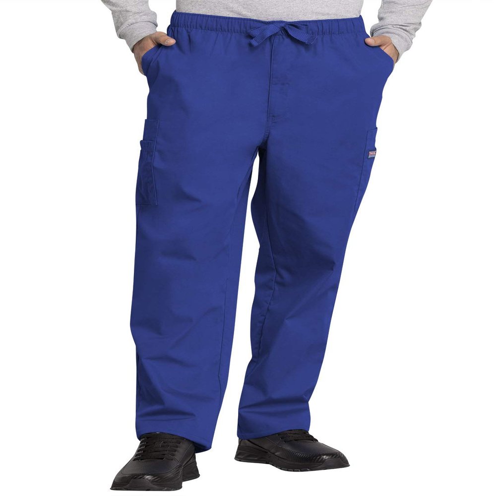Cherokee Men's Big and Tall Originals Cargo Scrubs Pant, Galaxy Blue, XXXXX-Large