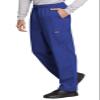 Cherokee Men's Big and Tall Originals Cargo Scrubs Pant, Galaxy Blue, XXXXX-Large view 2