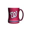 MLB Washington Nationals Sculpted Relief Mug, 14-ounce view 1