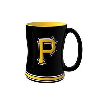 MLB Pittsburgh Pirates Sculpted Relief Mug, 14-ounce