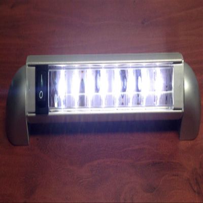 MARINE BOAT LED 180 DEGREE TILTABLE RAIL LIGHT 9.5" LONG PLASTIC COURTESY